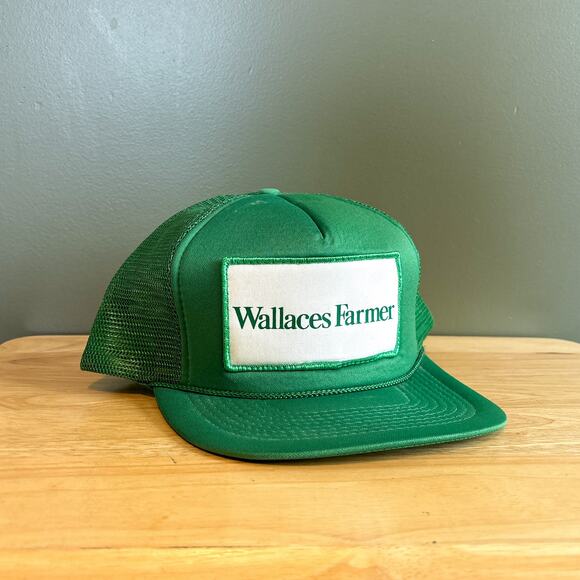 Casquette Snapback Vintage Wallaces Farmer Années 80 - Collector, Magazine Agriculture, Neuve Sans étiquette